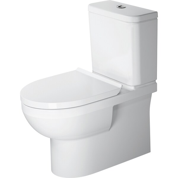 Duravit Toil. Close-C.650mm No. 1 White, Rimless, Wd, Outl.Vario, Us 2182090092 - main